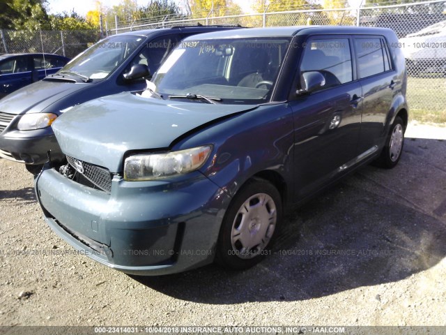 JTLKE50E581031211 - 2008 TOYOTA SCION XB Көк фото 2