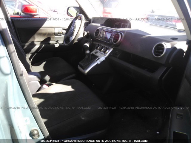JTLKE50E581031211 - 2008 TOYOTA SCION XB Көк фото 5