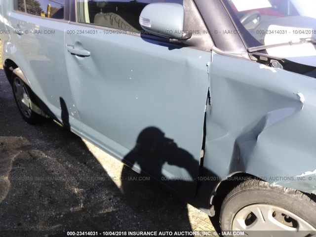 JTLKE50E581031211 - 2008 TOYOTA SCION XB Көк фото 6