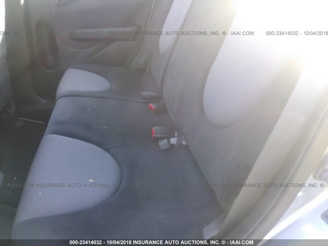 JHMGD38657S046904 - 2007 HONDA FIT S 银色 照片 8