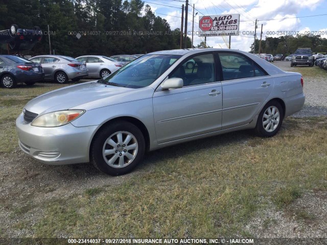 4T1BF30K22U534313 - 2002 TOYOTA CAMRY LE/XLE/SE Gümüş foto 2