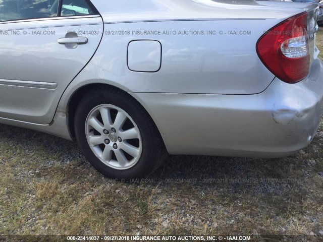4T1BF30K22U534313 - 2002 TOYOTA CAMRY LE/XLE/SE Gümüş foto 6