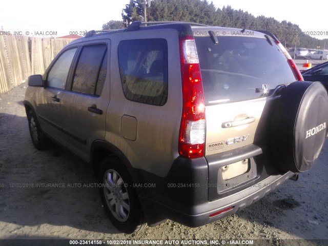 SHSRD78816U443775 - 2006 HONDA CR-V EX GOLD photo 3