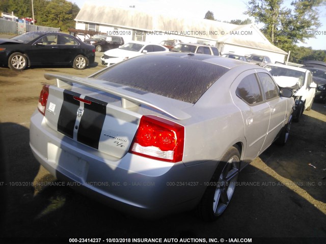 2B3CA5CT8AH150210 - 2010 DODGE CHARGER R/T SILVER photo 4