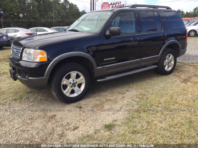 1FMZU63K25UB63448 - 2005 FORD EXPLORER 黑色 照片 2