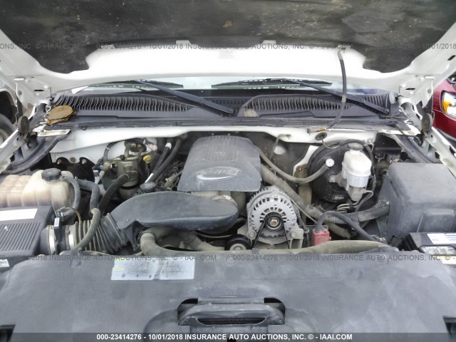 1GCEC19Z47Z110415 - 2007 CHEVROLET SILVERADO C1500 CLASSIC WHITE photo 10