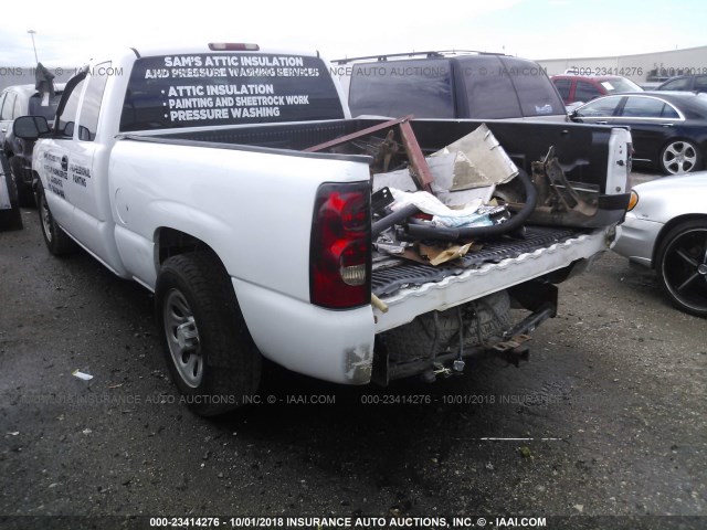 1GCEC19Z47Z110415 - 2007 CHEVROLET SILVERADO C1500 CLASSIC WHITE photo 3