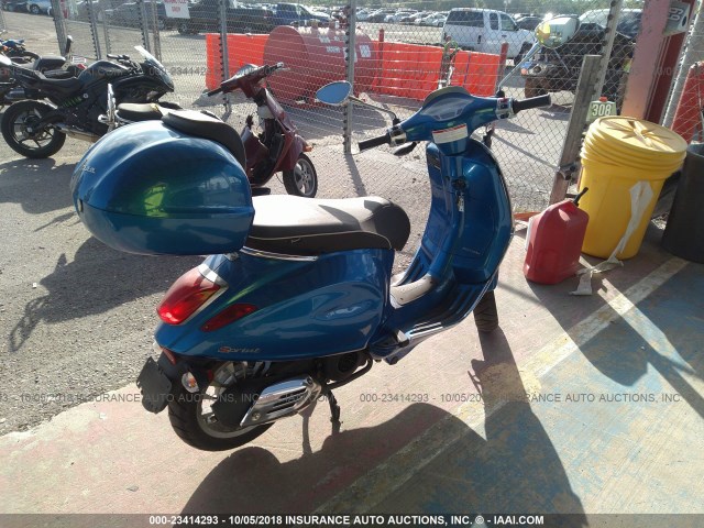 ZAPM818G3F5400436 - 2015 VESPA SPRINT 150 3V BLUE photo 3