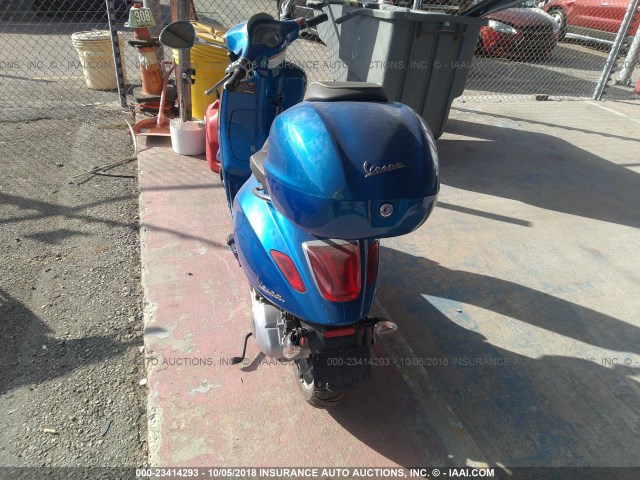 ZAPM818G3F5400436 - 2015 VESPA SPRINT 150 3V BLUE photo 6