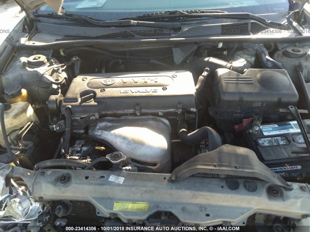 4T1BE32K46U697745 - 2006 TOYOTA CAMRY LE/XLE/SE GREEN photo 10