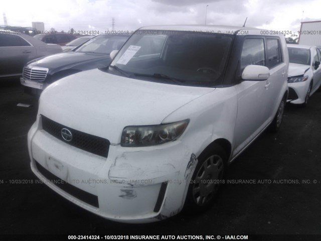 JTLKE50E191081170 - 2009 TOYOTA SCION XB თეთრი ფოტო 2