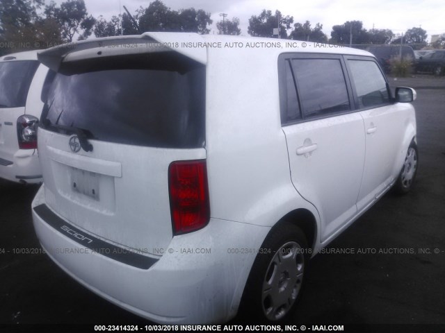 JTLKE50E191081170 - 2009 TOYOTA SCION XB თეთრი ფოტო 4