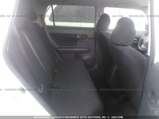 JTLKE50E191081170 - 2009 TOYOTA SCION XB თეთრი ფოტო 8