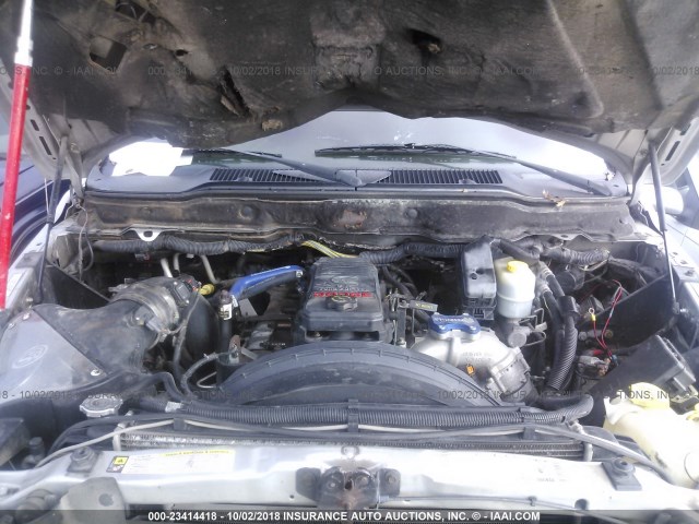 3D7KS28A28G122075 - 2008 DODGE RAM 2500 ST/SLT 银色 照片 10