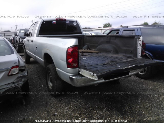 3D7KS28A28G122075 - 2008 DODGE RAM 2500 ST/SLT SILVER photo 3