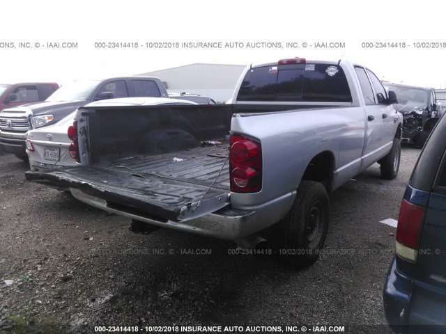 3D7KS28A28G122075 - 2008 DODGE RAM 2500 ST/SLT SILVER photo 4