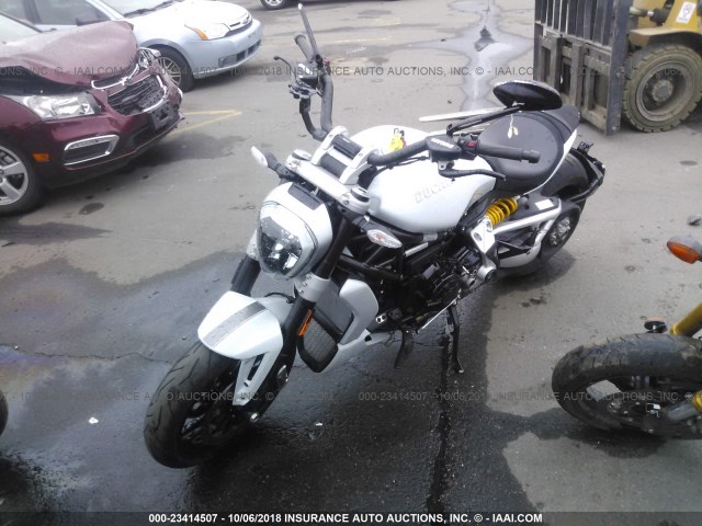 ZDM13BKW4JB009335 - 2018 DUCATI XDIAVEL WHITE photo 2