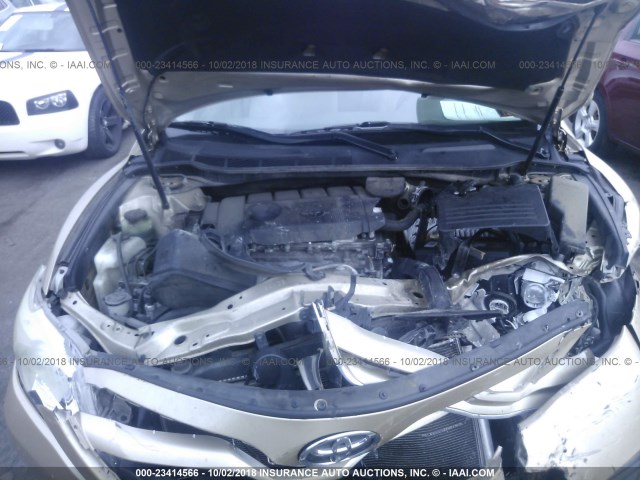 4T1BF3EKXAU107050 - 2010 TOYOTA CAMRY SE/LE/XLE GOLD photo 10