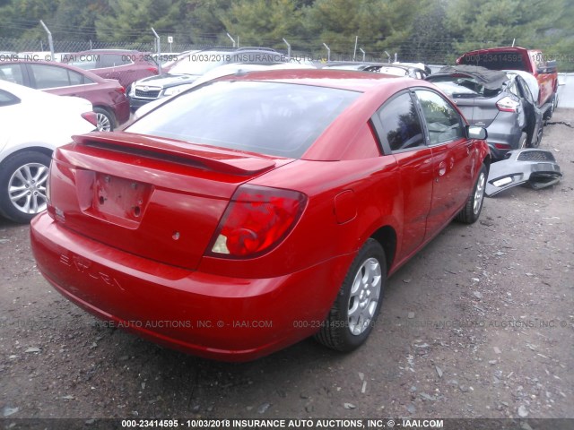 1G8AM12F74Z116369 - 2004 SATURN ION LEVEL 2 红色 照片 4