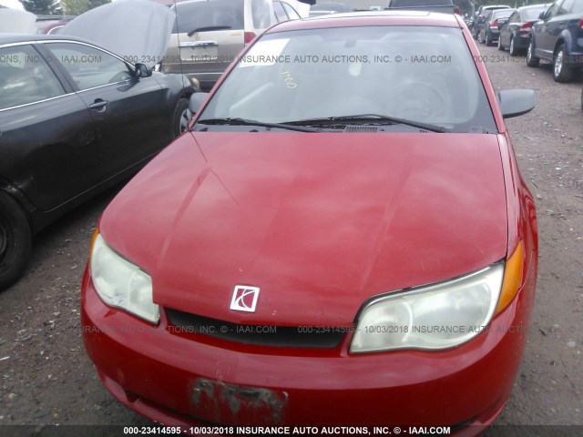 1G8AM12F74Z116369 - 2004 SATURN ION LEVEL 2 红色 照片 6