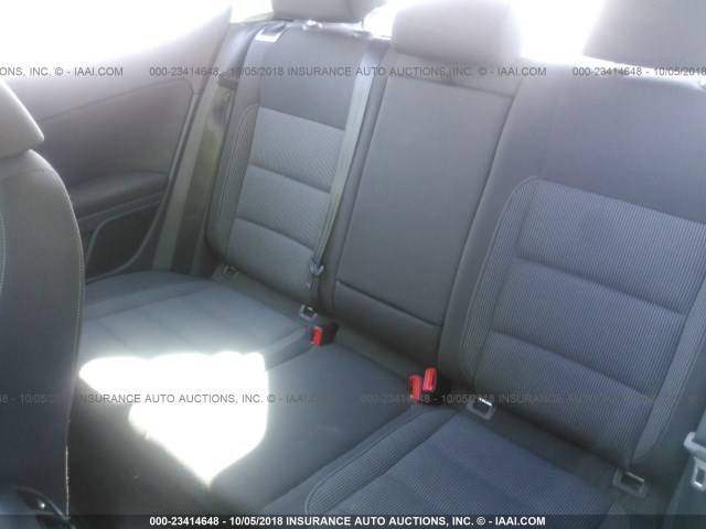 WVWBB7AJ3DW110448 - 2013 VOLKSWAGEN GOLF SILVER photo 8