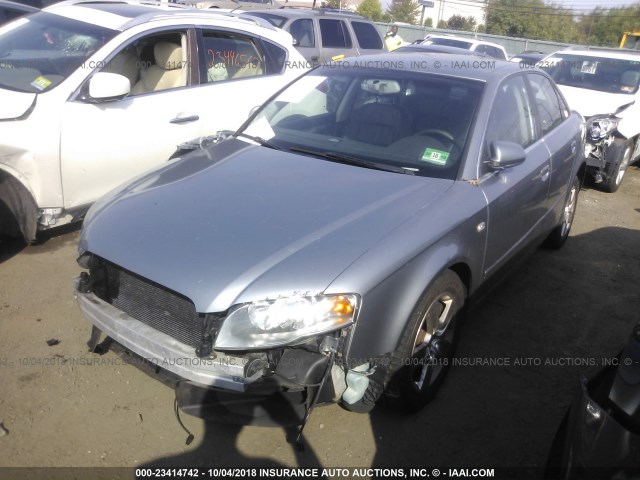 WAUAF78E26A263909 - 2006 AUDI A4 2/TURBO GRAY photo 2