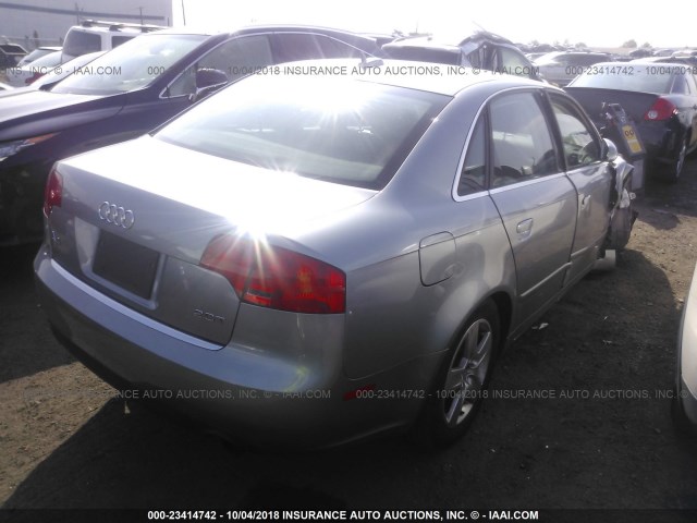 WAUAF78E26A263909 - 2006 AUDI A4 2/TURBO GRAY photo 4