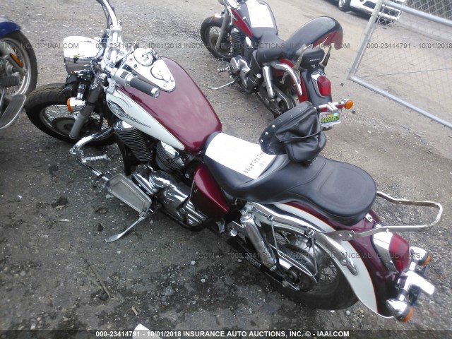 JH2RC44691K501521 - 2001 HONDA VT750 CD2 MAROON photo 3