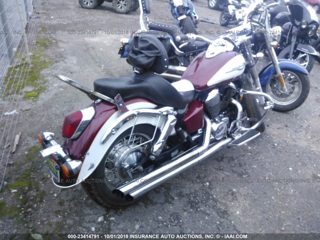 JH2RC44691K501521 - 2001 HONDA VT750 CD2 MAROON photo 4