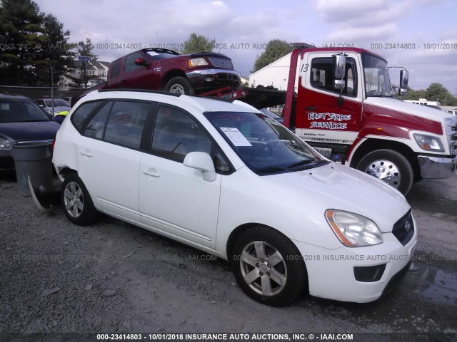 KNAFG525977024601 - 2007 KIA RONDO LX/EX WHITE photo 1