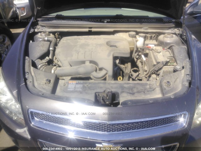 1G1ZA5E04CF383087 - 2012 CHEVROLET MALIBU LS ნაცრისფერი ფოტო 10