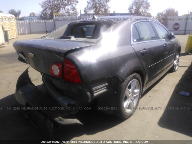 1G1ZA5E04CF383087 - 2012 CHEVROLET MALIBU LS ნაცრისფერი ფოტო 4