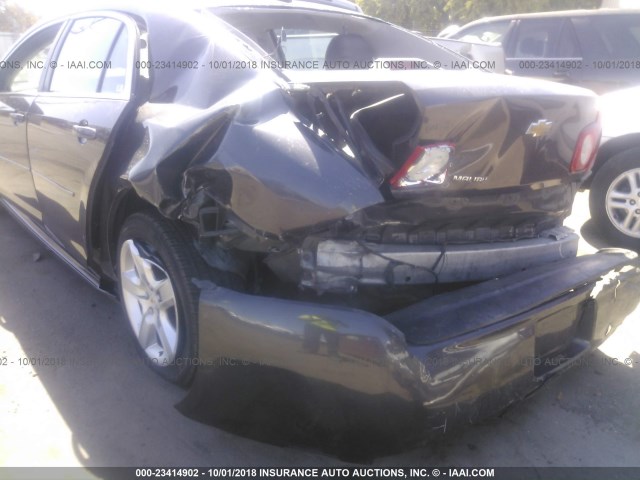 1G1ZA5E04CF383087 - 2012 CHEVROLET MALIBU LS ნაცრისფერი ფოტო 6