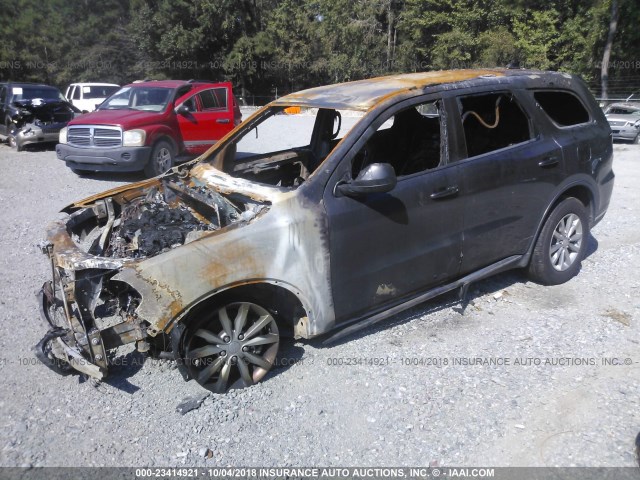 1C4RDHAGXHC660403 - 2017 DODGE DURANGO SXT GRAY photo 2