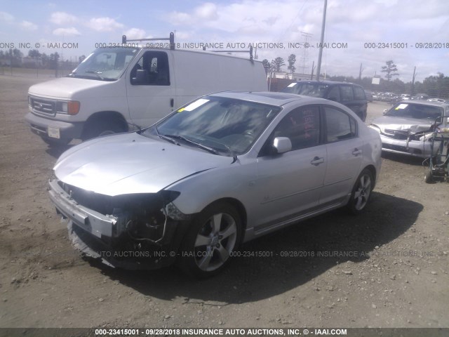 JM1BK323561452931 - 2006 MAZDA 3 S SILVER photo 2