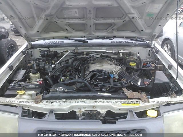 5N1ED28Y31C539062 - 2001 NISSAN XTERRA XE/SE SILVER photo 10