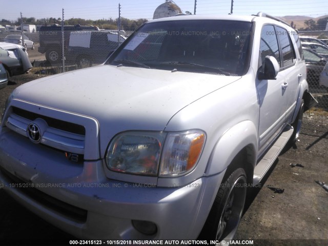 5TDBT48A66S269033 - 2006 TOYOTA SEQUOIA LIMITED WHITE photo 2