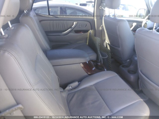 5TDBT48A66S269033 - 2006 TOYOTA SEQUOIA LIMITED WHITE photo 8