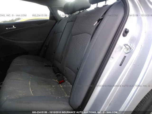 5NPEB4AC9EH836741 - 2014 HYUNDAI SONATA GLS SILVER photo 8