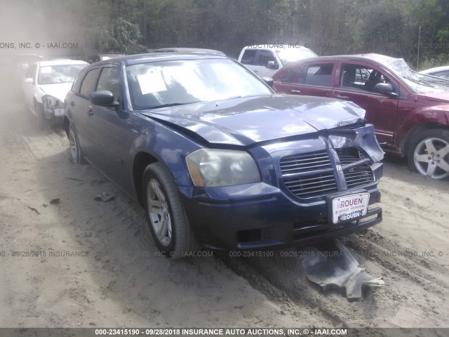 2D4FV47T86H370753 - 2006 DODGE MAGNUM SE BLUE photo 1