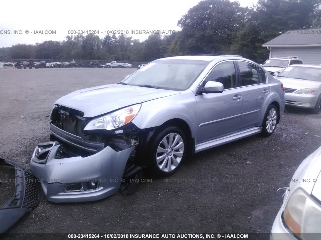 4S3BMCL64C3004280 - 2012 SUBARU LEGACY 2.5I LIMITED SILVER photo 2