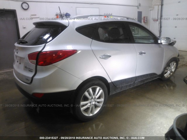 KM8JUCACXDU578068 - 2013 HYUNDAI TUCSON GLS/LIMITED 灰色 照片 4