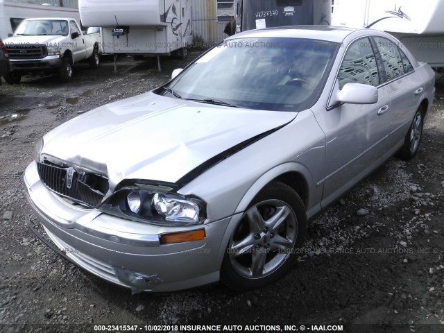1LNHM87A72Y707407 - 2002 LINCOLN LS SILVER photo 2