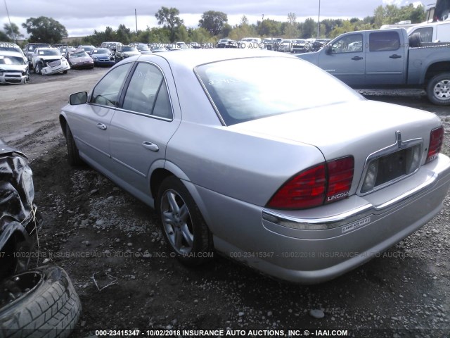 1LNHM87A72Y707407 - 2002 LINCOLN LS SILVER photo 3