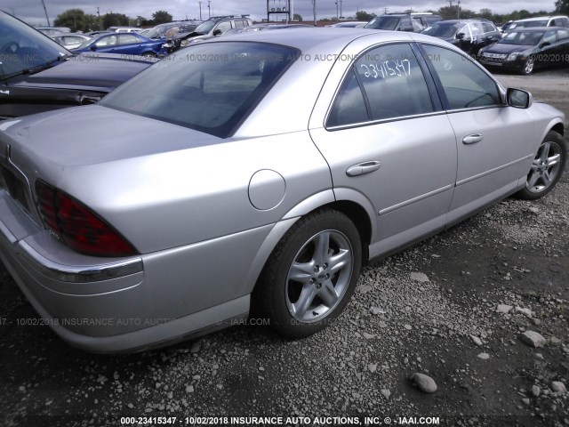 1LNHM87A72Y707407 - 2002 LINCOLN LS SILVER photo 4