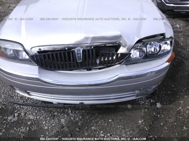 1LNHM87A72Y707407 - 2002 LINCOLN LS SILVER photo 6