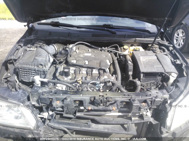 1G4GE5ED8BF233418 - 2011 BUICK LACROSSE CXS BLACK photo 10