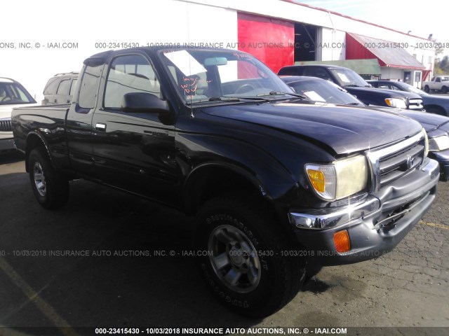 4TASM92N6YZ598012 - 2000 TOYOTA TACOMA XTRACAB PRERUNNER შავი ფოტო 1