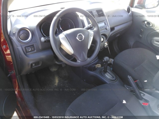 3N1CE2CP8EL394959 - 2014 NISSAN VERSA NOTE S/S PLUS/SV/SL RED photo 5