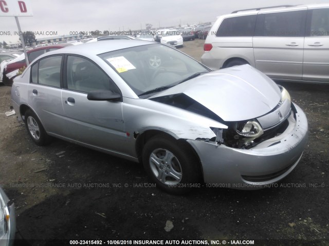 1G8AG52F83Z189389 - 2003 SATURN ION LEVEL 1 SILVER photo 1